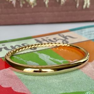 SOLD David Yurman Pure Form Smooth Bracelet 18k YG